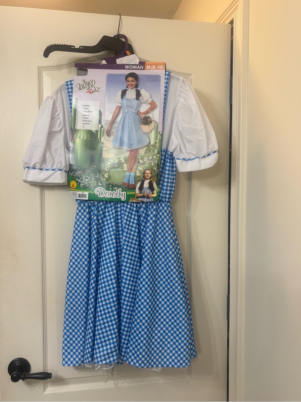 Wizard of Oz Dorothy Blue Gingham Women’s Costume Dress
